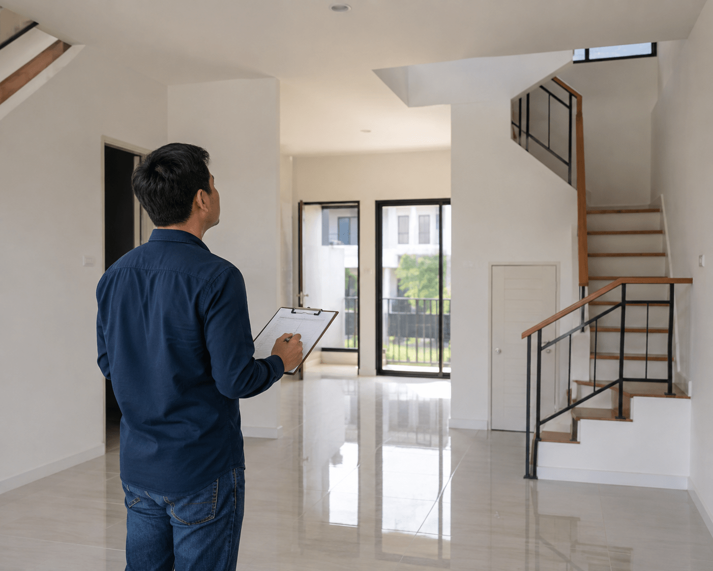 Modern Home Inspection Walkthrough Check defect rumah baru oleh pakar HiER Sdn Bhd.